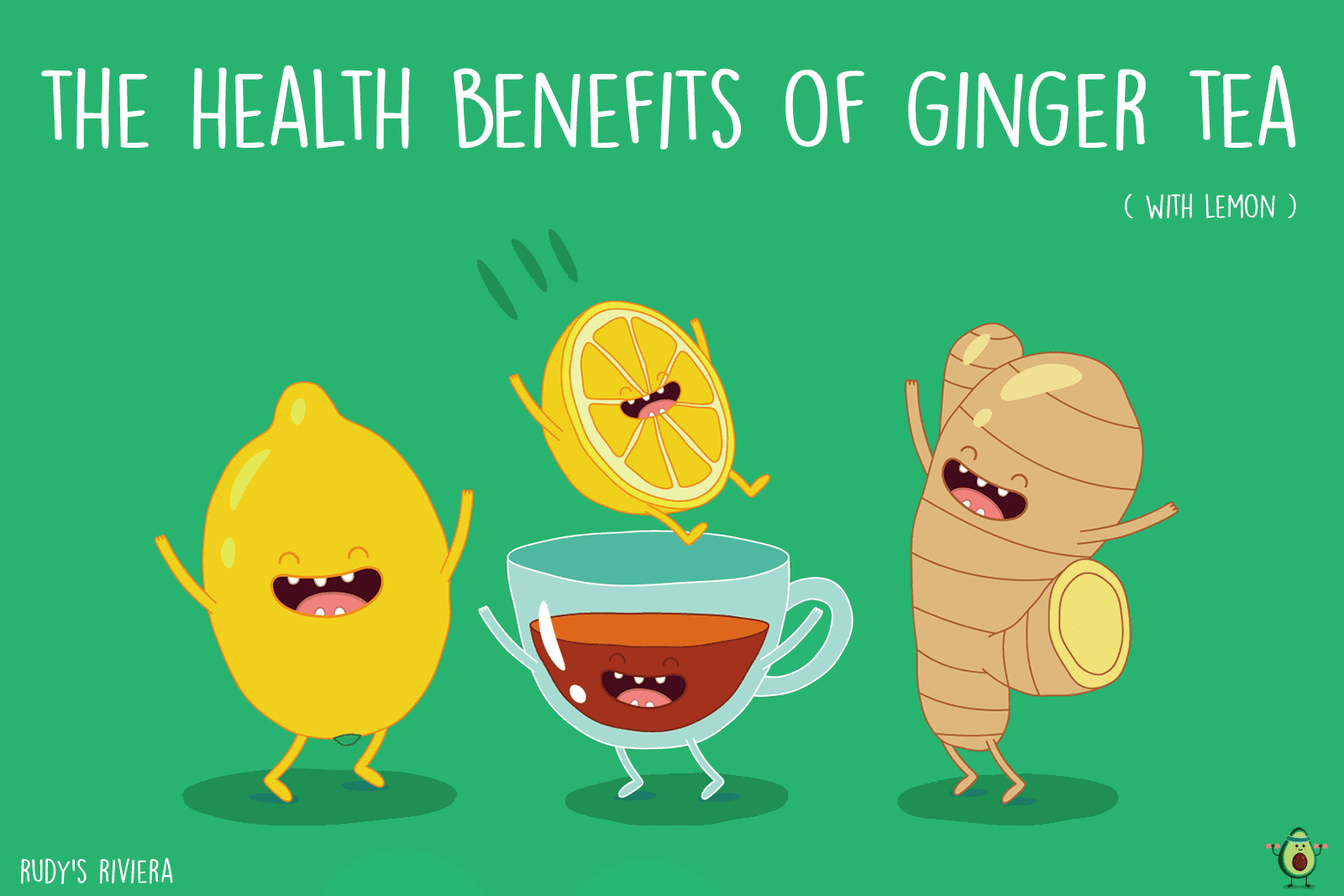 Health benefits of ginger lemon tea