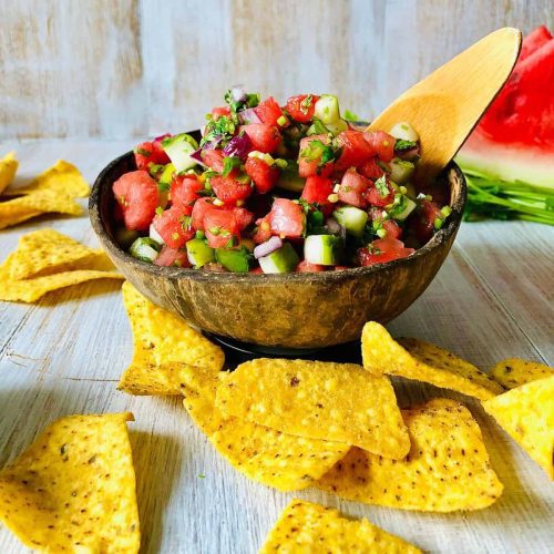 Watermelon pico de gallo